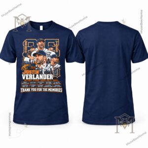 Detroit Tigers Justin Verlander 2026 Tribute T-Shirt - photo 2