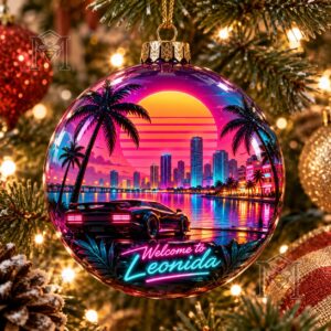 Grand Theft Auto VI Welcome to Leonida Globe Ornament - photo 4