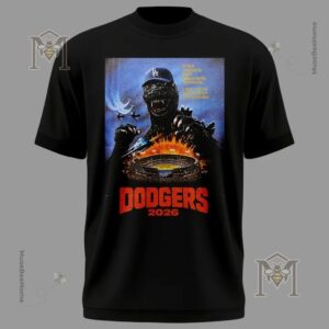 Los Angeles Dodgers Godzilla Minus Zero 2026 T-Shirt - photo 2