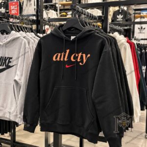 Atlanta City FC Nike Black Pullover Hoodie - full hoodie display