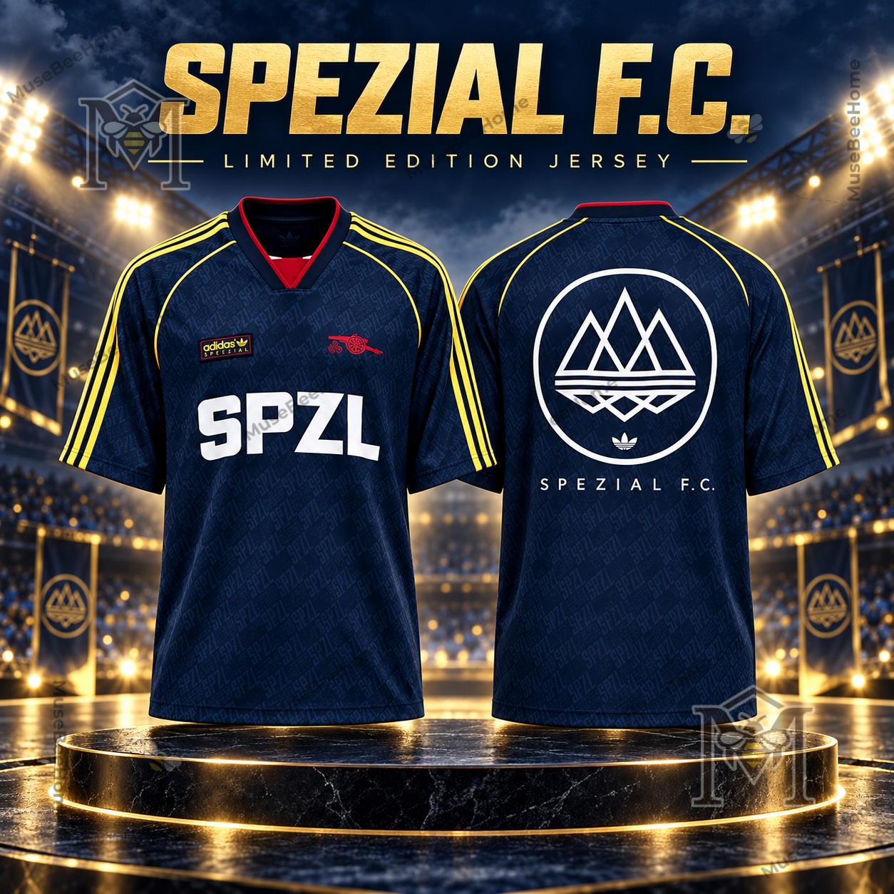 Arsenal Football Club Spezial FC Jersey - front and back views