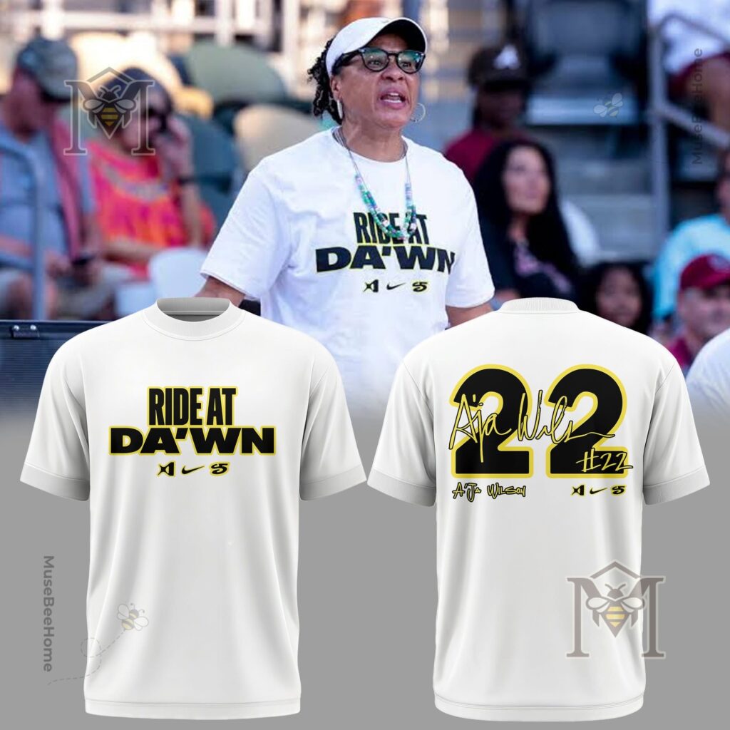 Coach Dawn Staley Rise at Dawn T-Shirt - front and back views