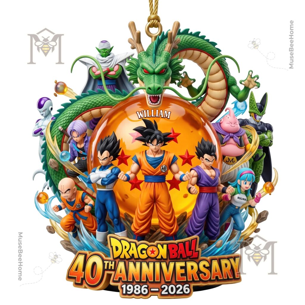 Dragon Ball 40th Anniversary 2026 Acrylic Ornament - photo 2