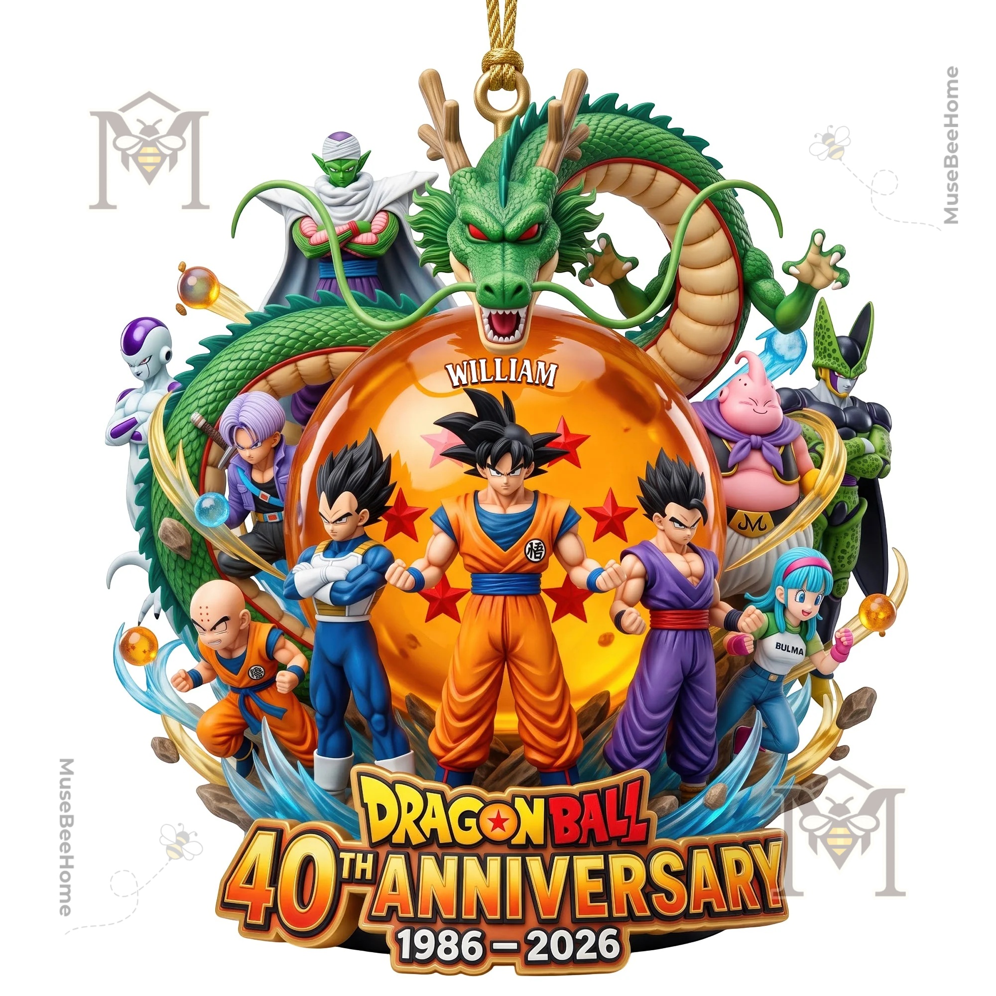 Dragon Ball 40th Anniversary 2026 Acrylic Ornament - photo 2