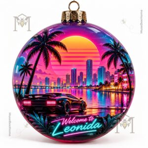 Grand Theft Auto VI Welcome to Leonida Globe Ornament - photo 2