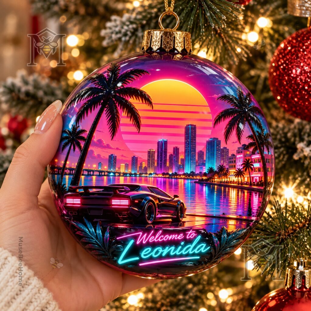 Grand Theft Auto VI Welcome to Leonida Globe Ornament - photo 3