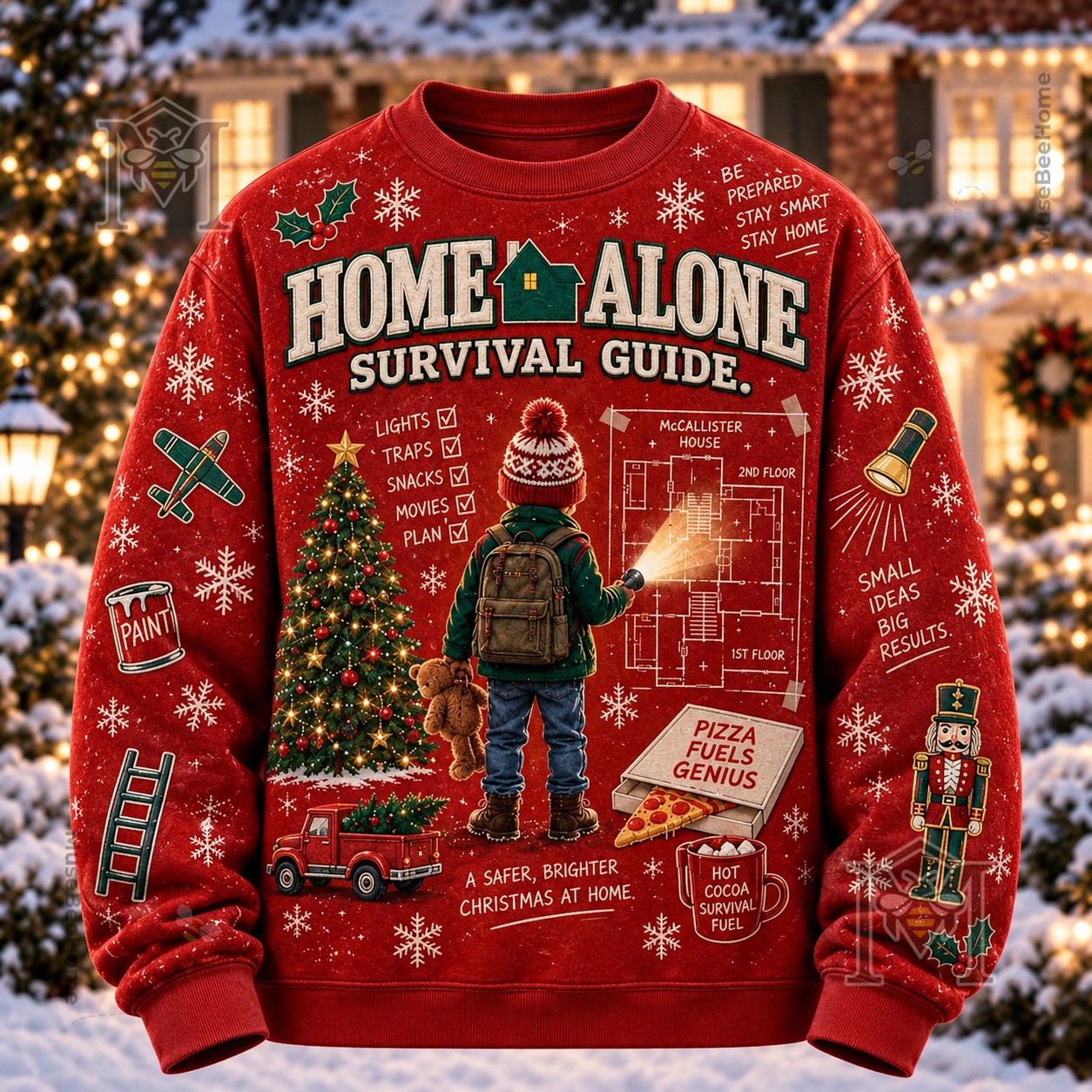 Home Alone Christmas Red Sweatshirt - photo 2