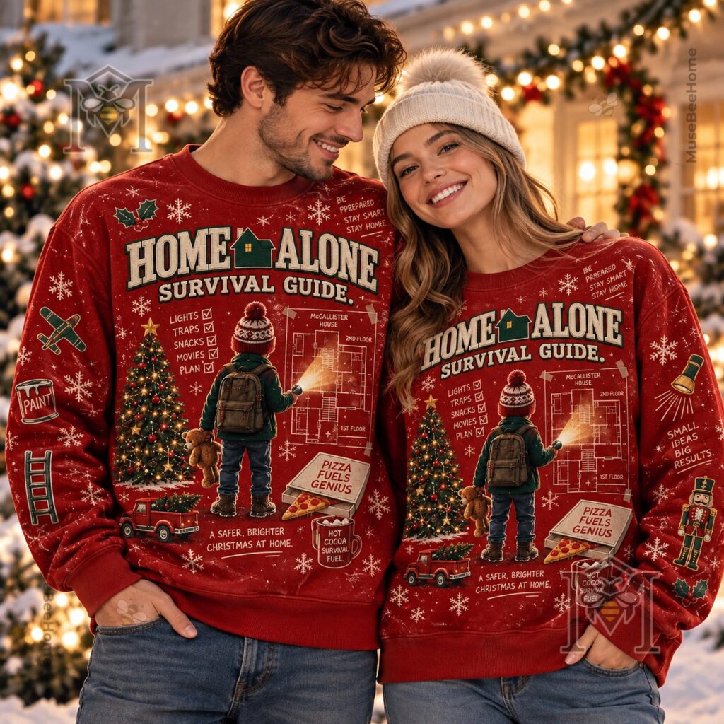 Home Alone Christmas Red Sweatshirt - photo 4