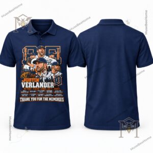 Detroit Tigers Justin Verlander 2026 Tribute T-Shirt - photo 3