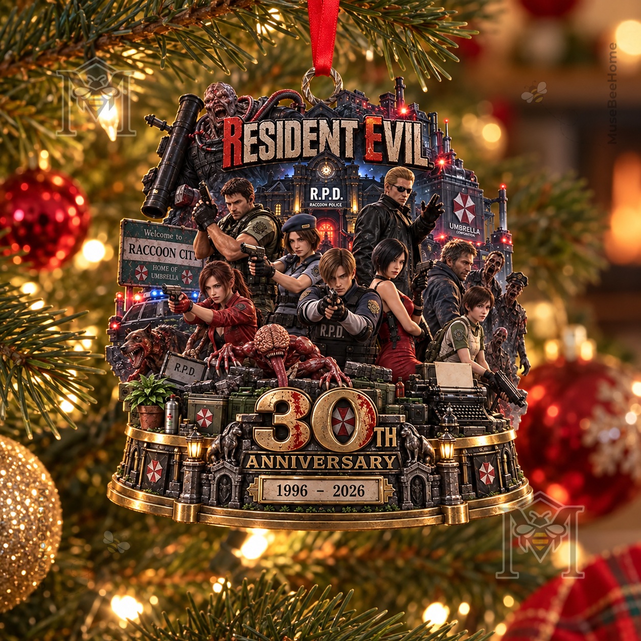 Resident Evil 30th Anniversary 2026 Ornament - photo 3