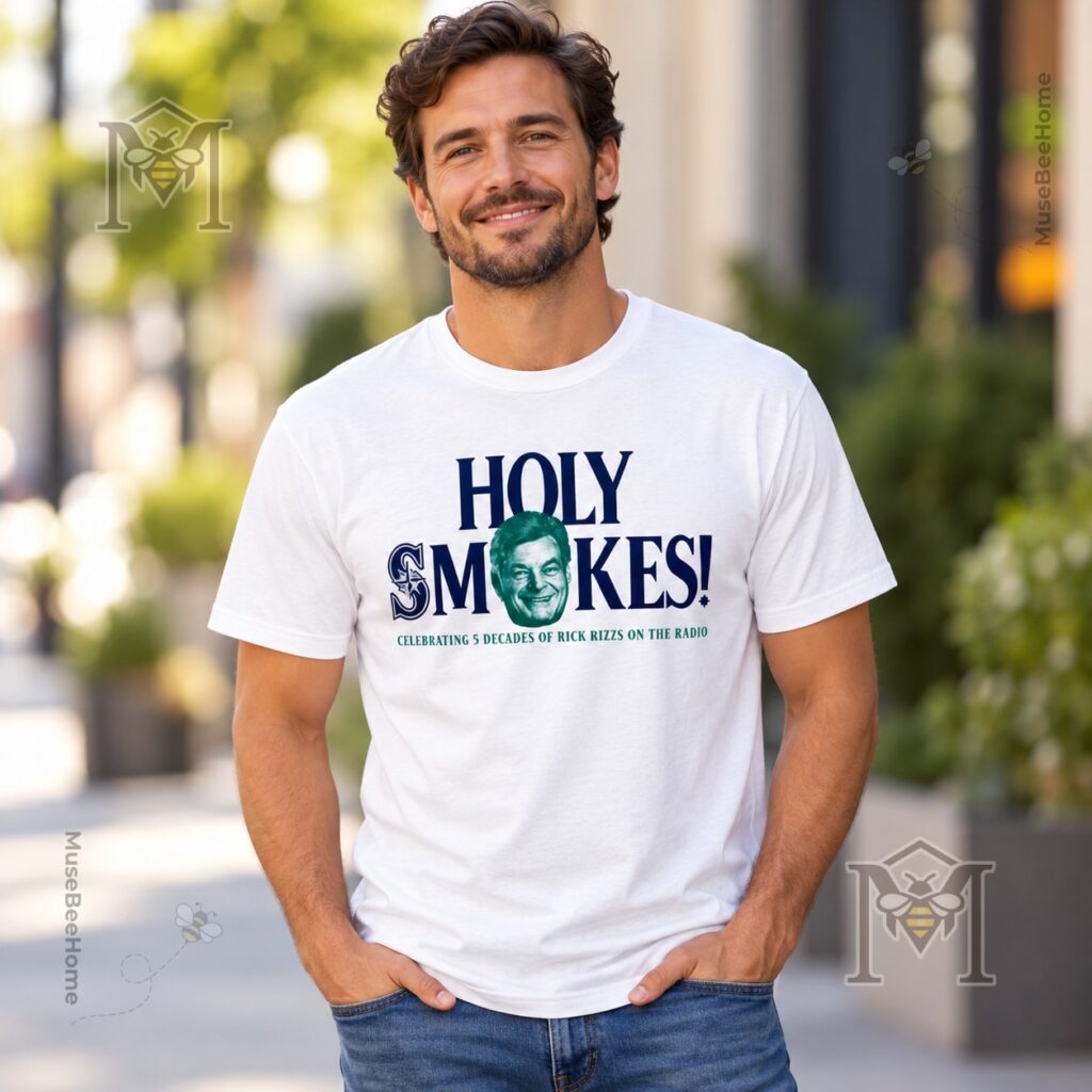 Rick Rizzs Holy Smokes 5 Decades on the Radio T-Shirt - photo 2