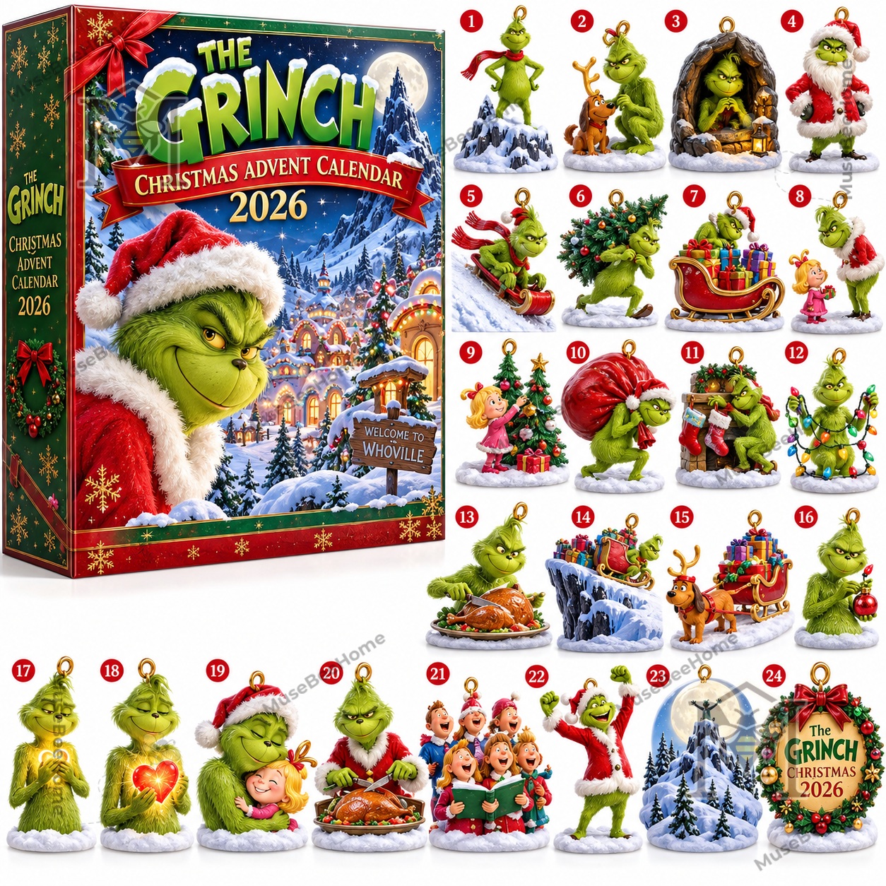 The Grinch Christmas Advent Calendar 2026 - photo 2