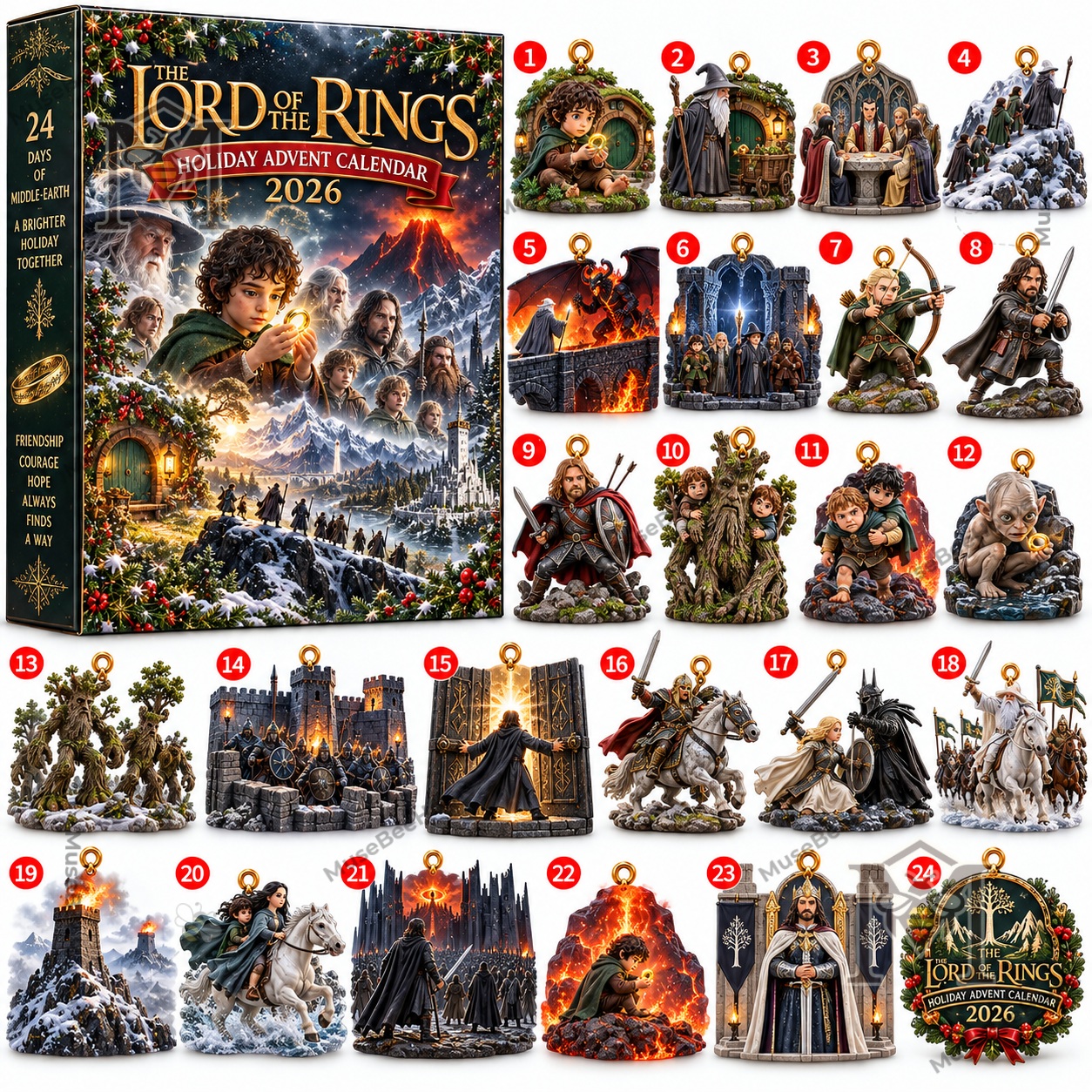 The Lord of the Rings Holiday Advent Calendar 2026 - photo 2