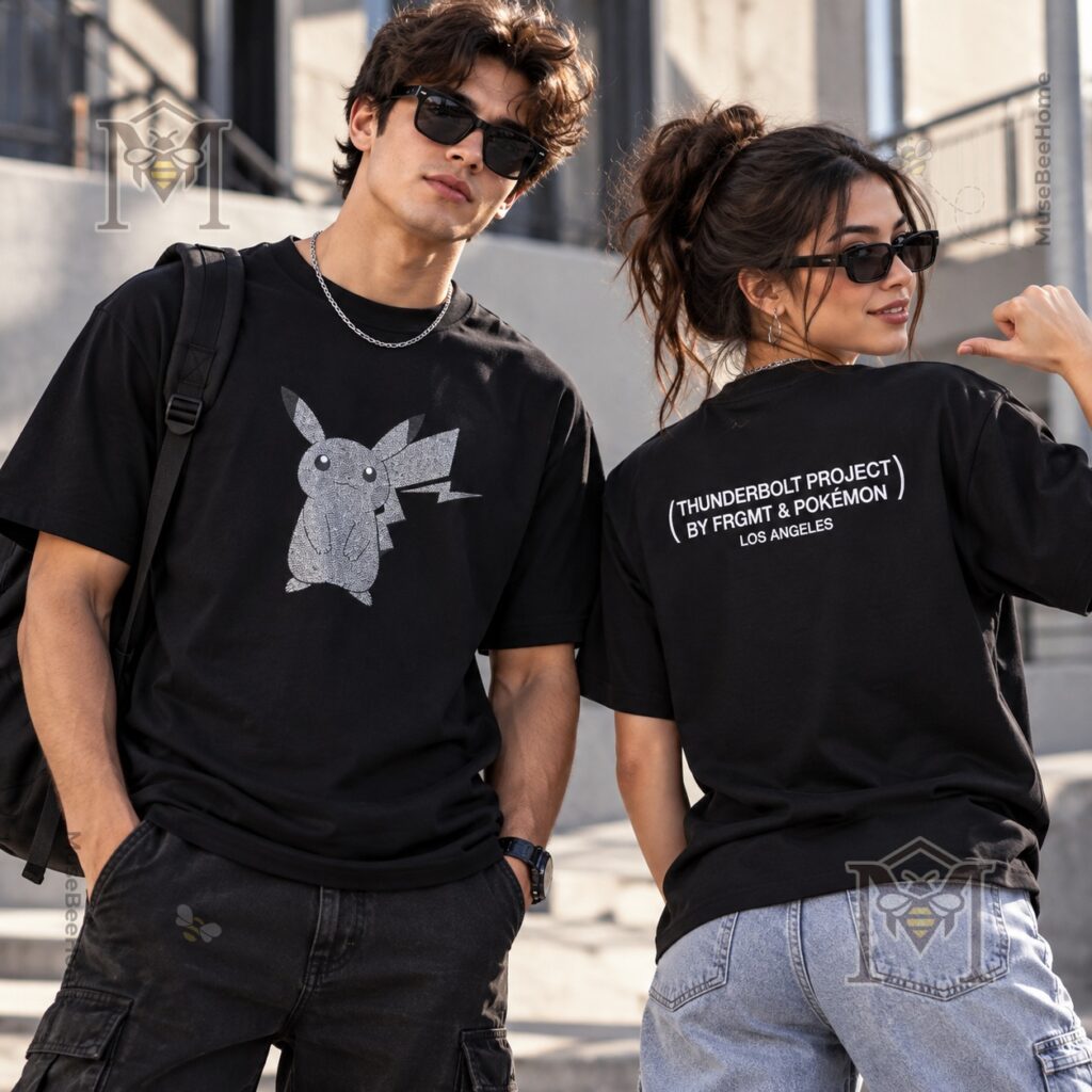 Thunderbolt Project by Fragment and Pokémon Pikachu Los Angeles T-Shirt - photo 3