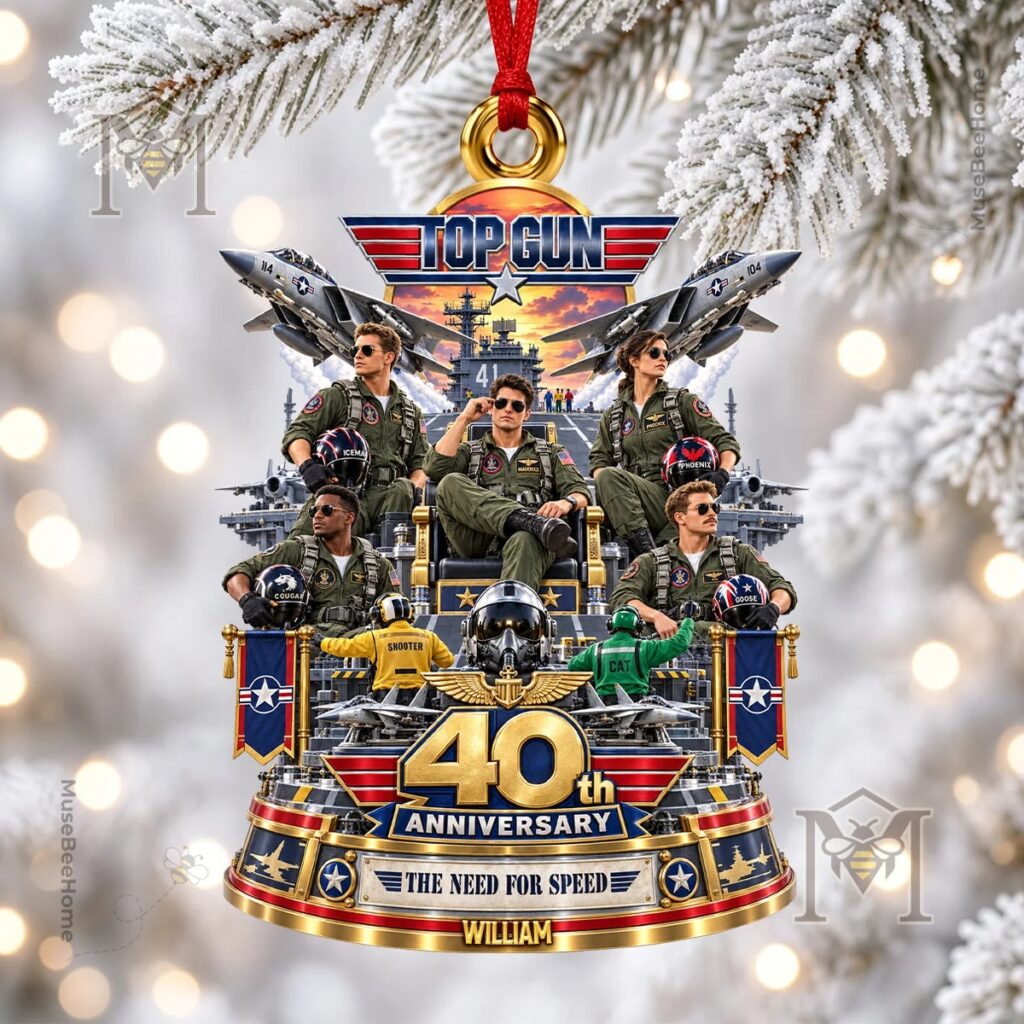 Top Gun 40th Anniversary Acrylic Ornament - photo 2