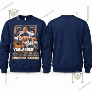 Detroit Tigers Justin Verlander 2026 Tribute T-Shirt - photo 4
