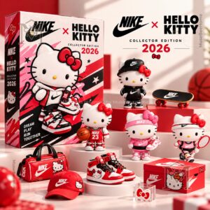 Nike × Hello Kitty 2026 Advent Calendar - front packaging with character artwork