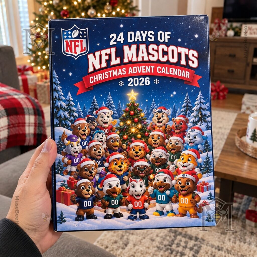 24 Days of Football Mascots Christmas Advent Calendar 2026 - lower mascot rows