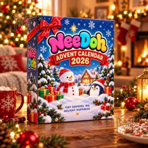 NeeDoh 2026 Ultimate Holiday Squishy Toy Advent Calendar - front box view