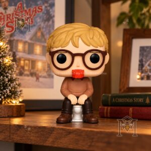 Ralphie Parker A Christmas Story Soap in Mouth Funko Pop - figure beside packaging