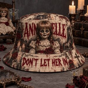 Annabelle Don't Let Her In Haunted Horror Bucket Hat - photo 2