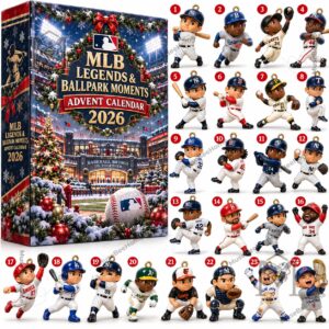 MLB 2026 Legends & Ballpark Moments Advent Calendar - side panel and front cover