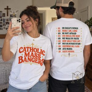 Catholic Mass Bangers Vintage Printed T-Shirt - photo 2