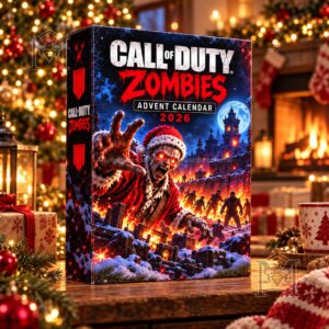 Call of Duty Zombies 2026 Advent Calendar - front and side box view