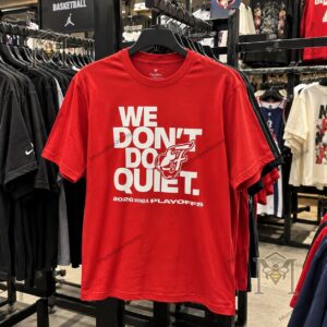 Indiana Fever We Don't Do Quiet 2026 WNBA Playoffs T-Shirt - photo 4