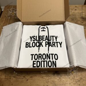 YSL Beauty Block Party Toronto White Hockey Jersey - photo 4