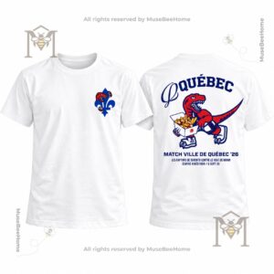 Toronto Raptors vs Miami Heat Quebec City Match 2026 T-Shirt - photo 2
