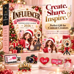 Influencer 2026 Christmas Advent Calendar - front packaging view