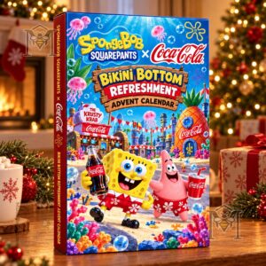 SpongeBob SquarePants Coca-Cola Bikini Bottom Refreshment Advent Calendar - front box view