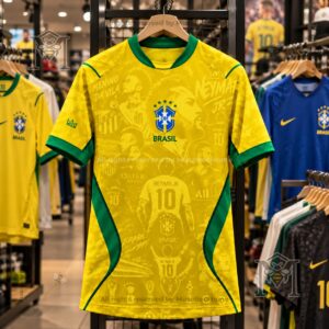 Brazil Neymar Jr Tribute Football Jersey - photo 4