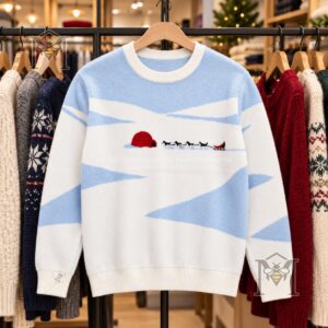 Igloo Winter Wonderland Snowy Landscape Sweater - photo 3