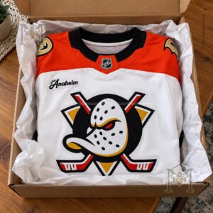 Lightning McQueen x Roger McQueen Anaheim Ducks Hockey Jersey - photo 4