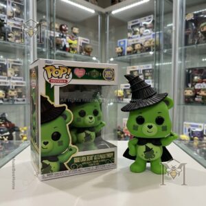 Wicked x Care Bears Good Luck Bear Funko Pop - angled view showing witch hat