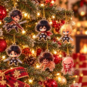 Attack on Titan Advent Calendar 2026 - numbered figures arranged from one to twenty-four