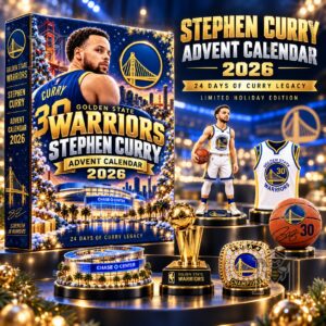 Golden State Warriors Stephen Curry 2026 Advent Calendar - front packaging