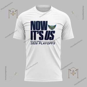 Dallas Wings T-shirt front graphic with bold playoff lettering