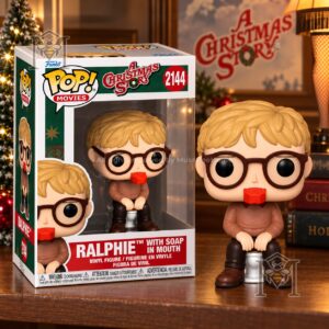 Ralphie Parker A Christmas Story Soap in Mouth Funko Pop - boxed front view