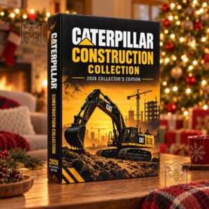 Caterpillar Advent Calendar 2026 - angled front view with excavator artwork