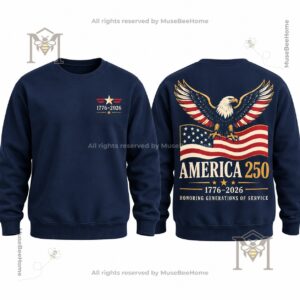 America Veterans Day 2026 250th Anniversary T-Shirt - large America 250 lettering