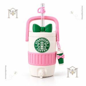 Starbucks Pink Bow Water Dispenser Tumbler - photo 3