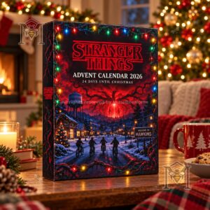 Stranger Things 2026 Christmas Countdown Advent Calendar - front angled view