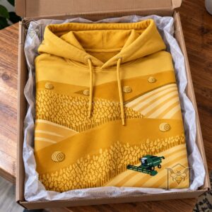 Combine Harvester Wheat Field Farming Shirt - photo 6