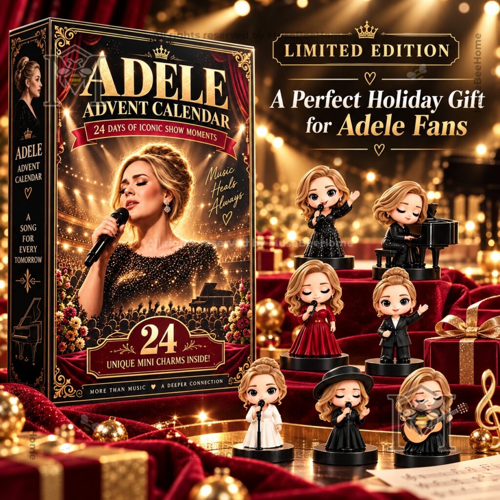 ADELE 24 Days of Iconic Show Moments Advent Calendar - front box with concert portrait