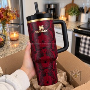 Stanley Halloween Bordeaux Lace Spider Pattern Tumbler - photo 4