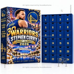 Golden State Warriors Stephen Curry 2026 Advent Calendar - basketball display details
