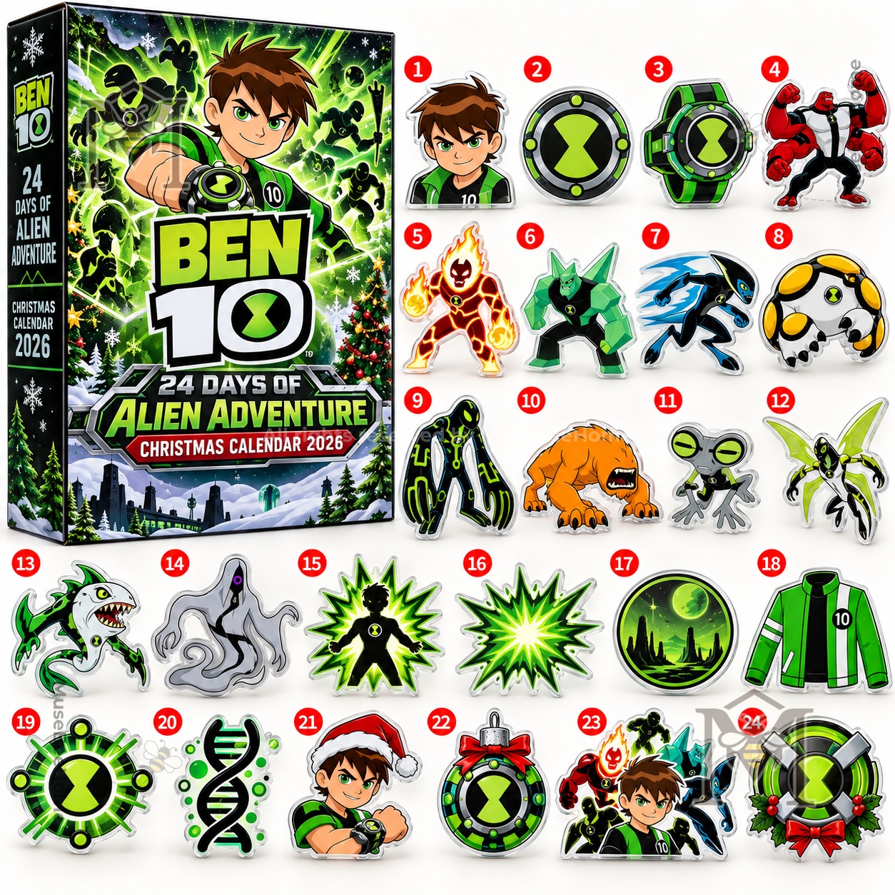 BEN 10 Christmas Advent Calendar 2026 - photo 2